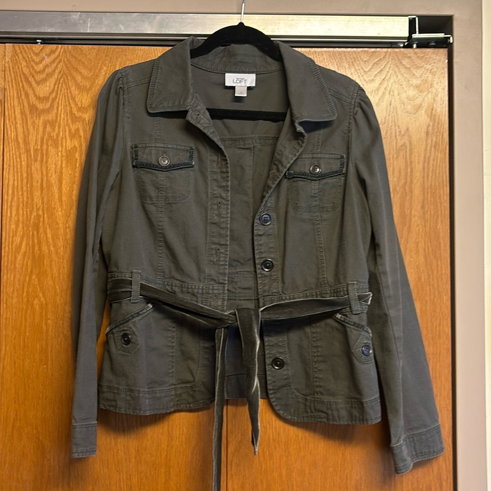 Olive green jacket